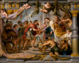 Mødet mellem Abraham og Melkisedek, ca. 1626 af Peter Paul Rubens