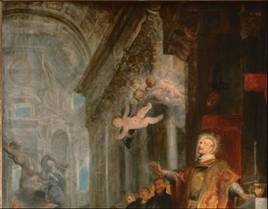 Miraklet med Sankt Ignatius Loyola af Peter Paul Rubens