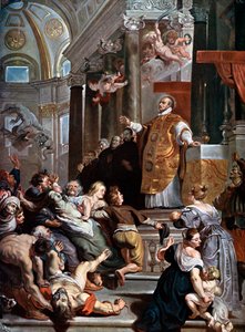 Sankt Ignatius Loyolas mirakler, c1617-1618 af Peter Paul Rubens