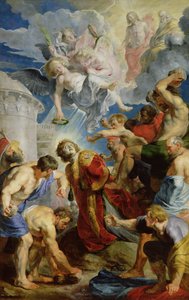 Steningen af St. Stephen, fra St. Stephens Triptykon