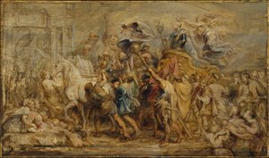 Henrik 4.s triumf af Peter Paul Rubens