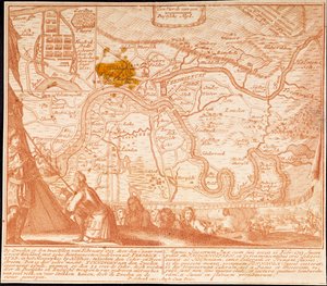 Erobringen af Friedrichstadt den 12. februar 1713, 1713. af Peter Schenk