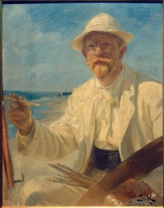 Selvportræt af kunstneren af Peder Severin Krøyer