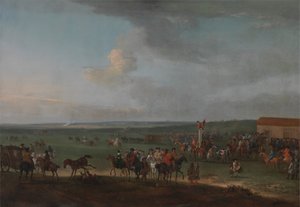 Den runde bane i Newmarket, Cambridgeshire, forbereder sig til King