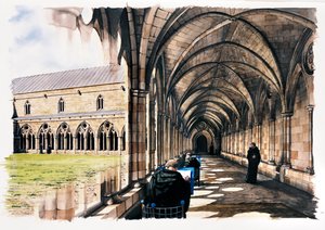 Battle Abbey, 13. århundrede, c1990-2010 af Peter Urmston
