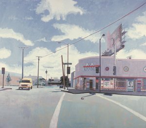 AA Liquor Store, Los Angeles, 2001 (olie på lærred)