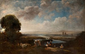 Udstrakt Landskab, 1800-50. af Peter de Wint