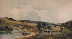 Møllestrømmen, 1800-tallet, 1935 af Peter de Wint