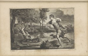 Diana i Actaeon af Peter van Liesebetten