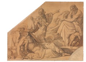 Agamemnons Traum af Peter von Cornelius