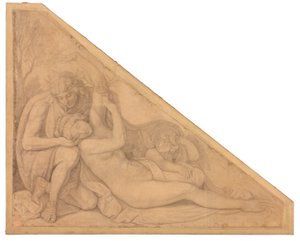 Apoll und Daphne af Peter von Cornelius