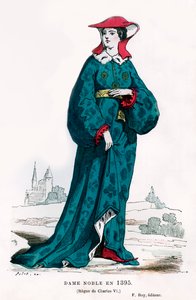 Adelskvinde fra Charles VI af Frankrigs tid, 1395 1882-1884