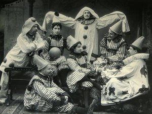 Teaterkomposition. Platinotypie af Pyotr Petrovich Pavlov (1860-1925) af Petr Petrovich Pavlov