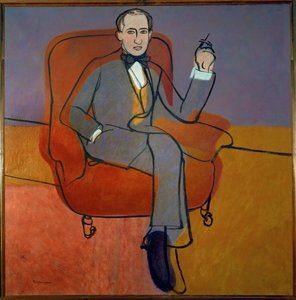 Komponisten Arthur Lurie (olie på lærred) af Petr Vasilyevich Miturich