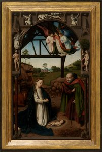 Tilbedelse af Kristus-barnet af Petrus Christus