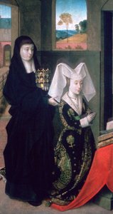 Isabel af Portugal med St Elizabeth, 1457-1460