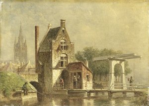 Koporten i Delft af Petrus Gerardus Vertin