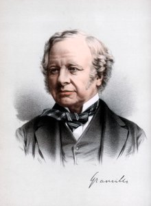 Granville Leveson-Gower, 2. jarl Granville, britisk liberal statsmand, c1890. af Petter and Galpin Cassell