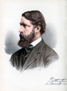 Spencer Compton Cavendish, markis af Hartington, britisk liberal statsmand, c1890. af Petter and Galpin Cassell