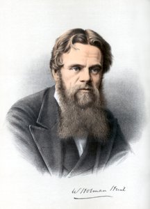 William Holman Hunt, britisk maler, c1890.