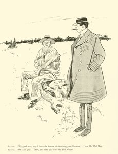 Tegneserie af Phil May, fra 1890