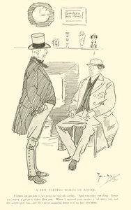 Tegneserie af Phil May, fra 1890
