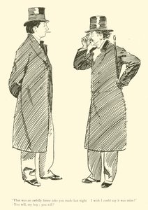 Tegneserie af Phil May, fra 1890