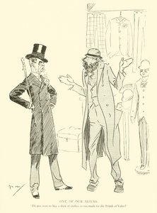 Tegneserie af Phil May, fra 1890