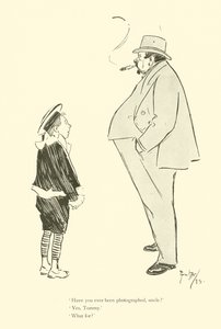 Tegneserie af Phil May, fra 1890