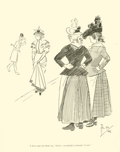 Tegneserie af Phil May, fra 1890