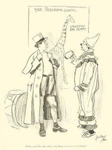 Tegneserie af Phil May, fra 1890