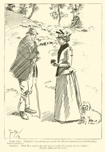 Tegneserie af Phil May, fra 1890