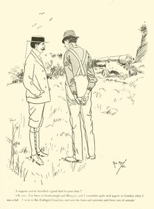 Tegneserie af Phil May, fra 1890