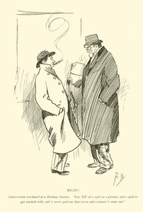 Tegneserie af Phil May, fra 1890