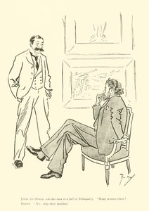 Tegneserie af Phil May, fra 1890