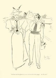Tegneserie af Phil May, fra 1890