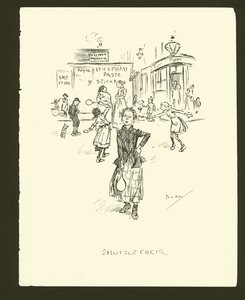 Illustration til Phil Mays Gutter-Snipes af Phil May