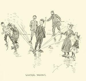 Illustration til Phil Mays Gutter-Snipes af Phil May