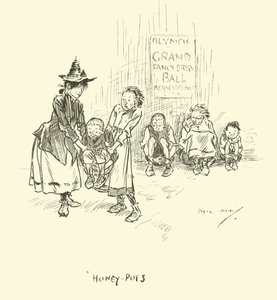 Illustration til Phil Mays Gutter-Snipes af Phil May