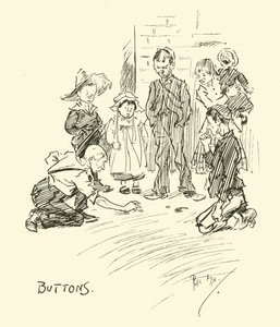Illustration til Phil Mays Gutter-Snipes af Phil May