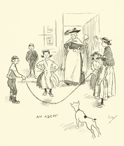 Illustration til Phil Mays Gutter-Snipes af Phil May