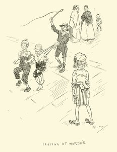 Illustration til Phil Mays Gutter-Snipes af Phil May