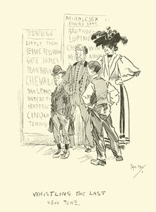 Illustration til Phil Mays Gutter-Snipes af Phil May