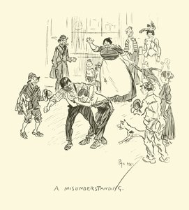 Illustration til Phil Mays Gutter-Snipes af Phil May
