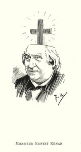 Monsieur Ernest Renan (litho) af Phil May