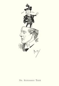 Mr Beerbohm Tree (litho) af Phil May