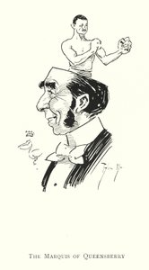 Markisen af Queensberry (litho) af Phil May