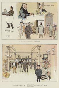 Western Ways, på et Fifth Avenue Hotel, New York (chromolitho)