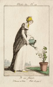 Den vil blomstre (Hår og fichu. Kjole af gaze.) af Philibert-Louis Debucourt