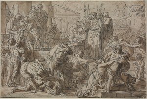 Romersk emne, 1700-tallet. af Philibert Benoît Delarue